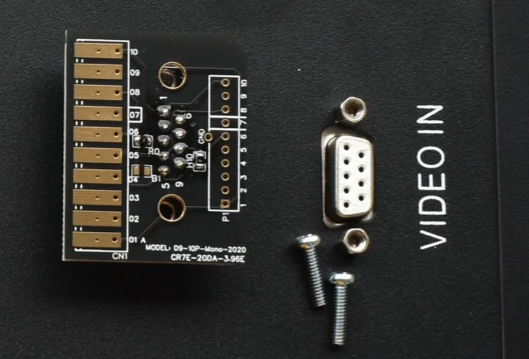 KTV148 LCD module with signal adapter for Delem DM-54